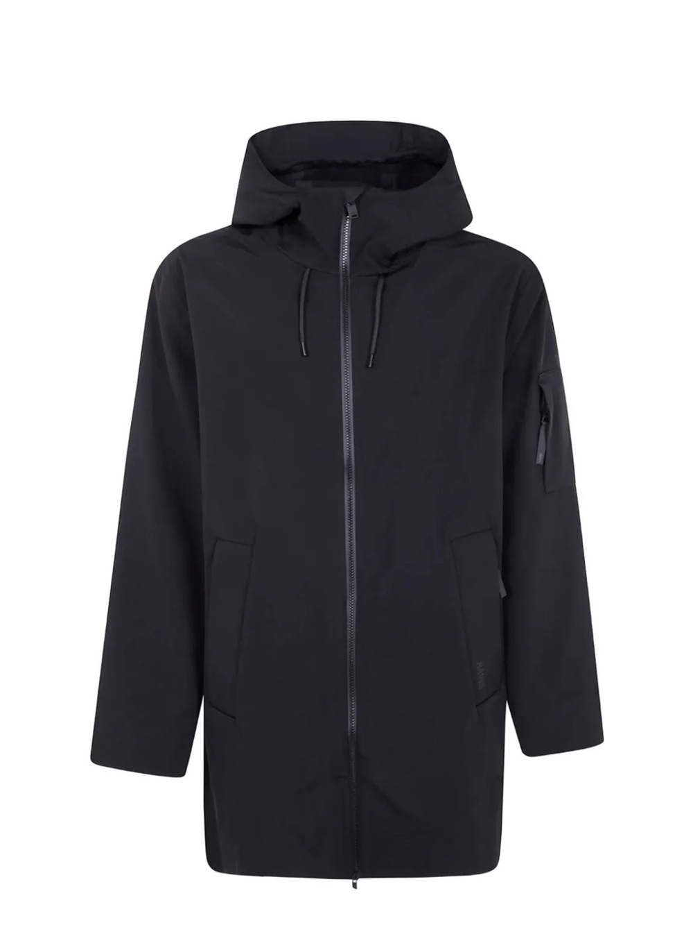 NWT Rains Men's Black Suva Vision Softshell Waterproof Rain Zip-Front Jacket